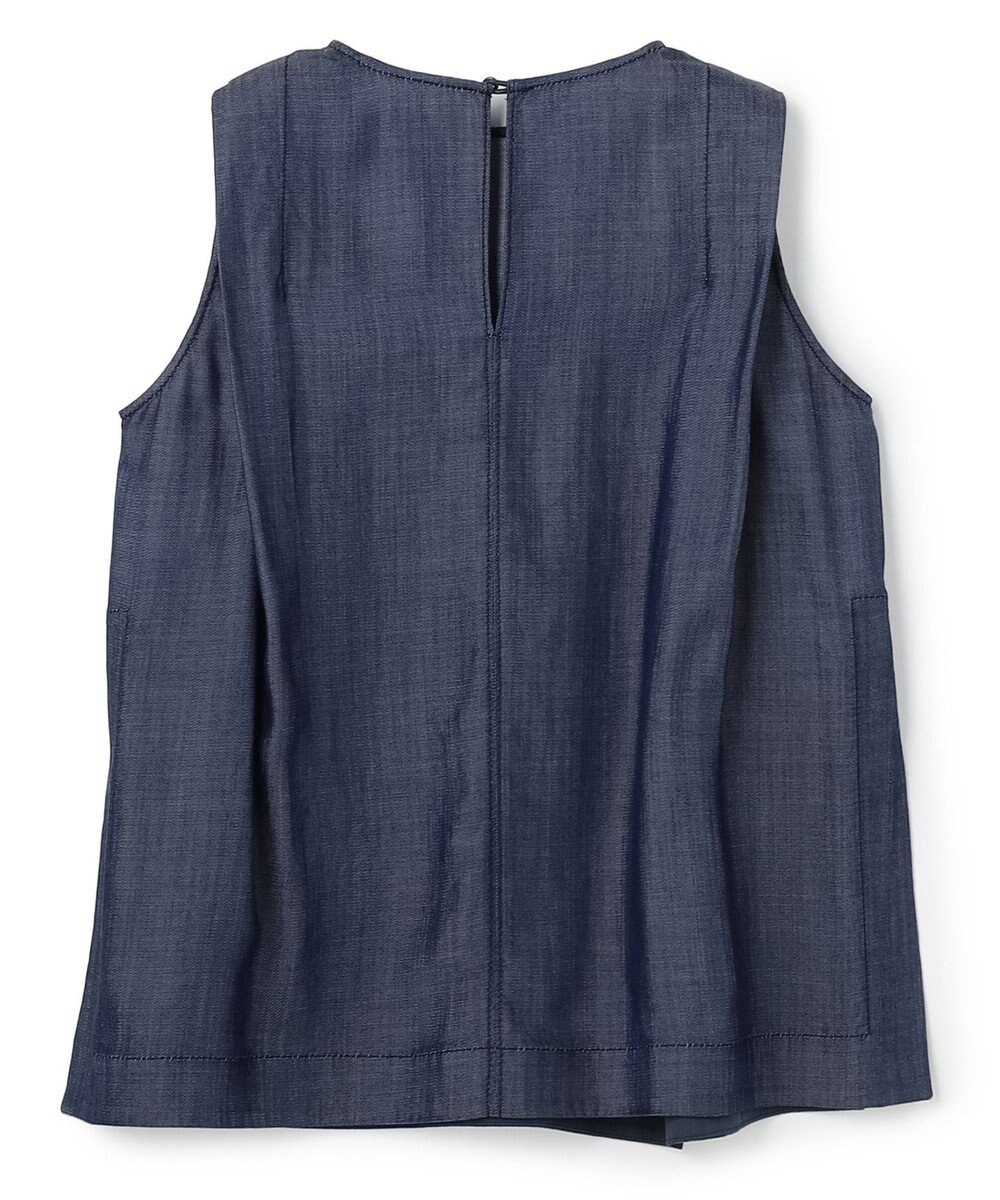 uncrave リヨセルデニム ノースリーブブラウス 