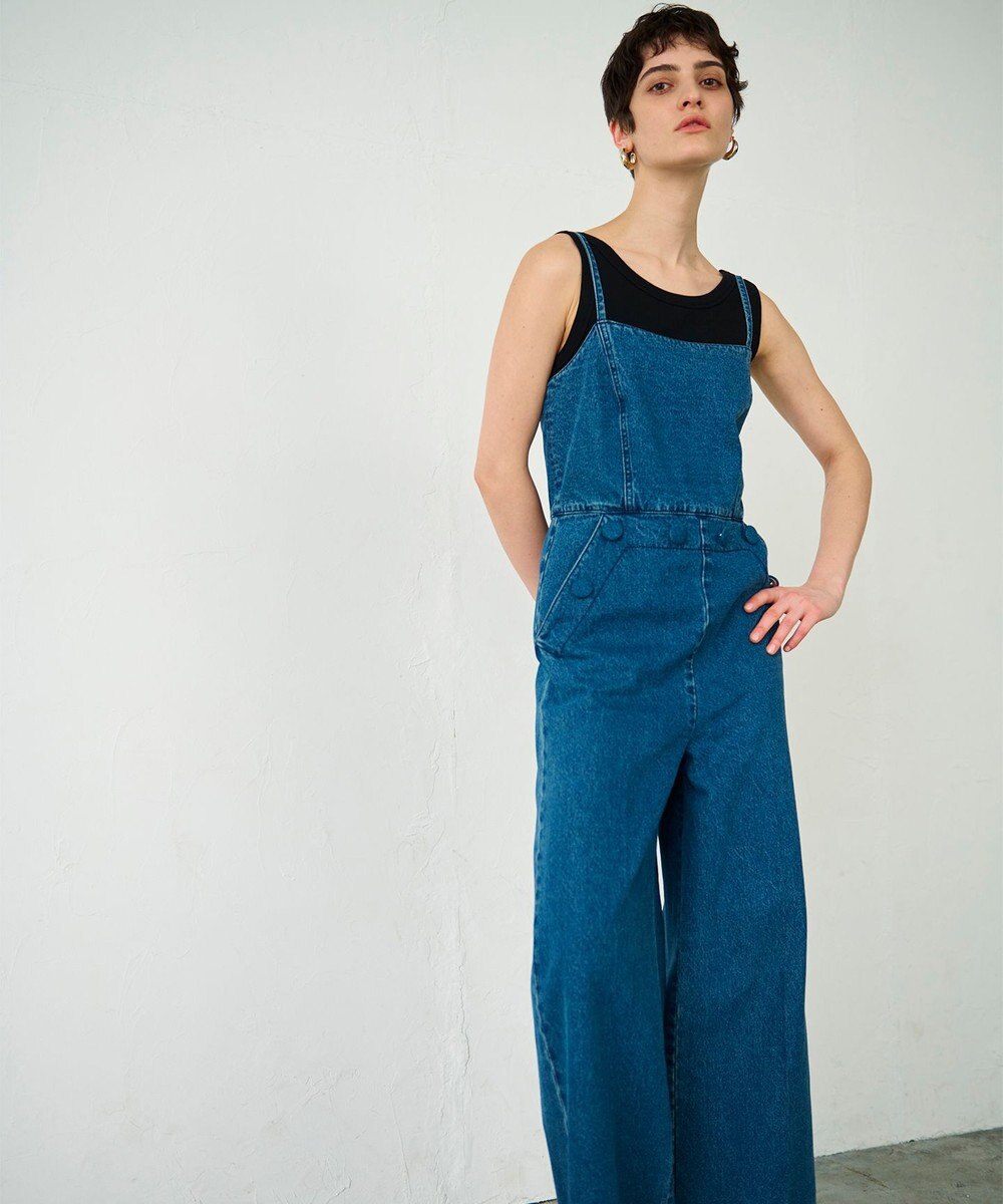 GRACE CONTINENTAL デニムサロペット 