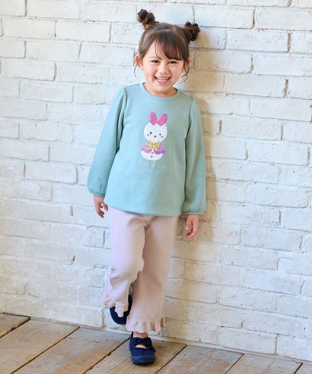 ANY KIDS カットコールフレアパンツ 