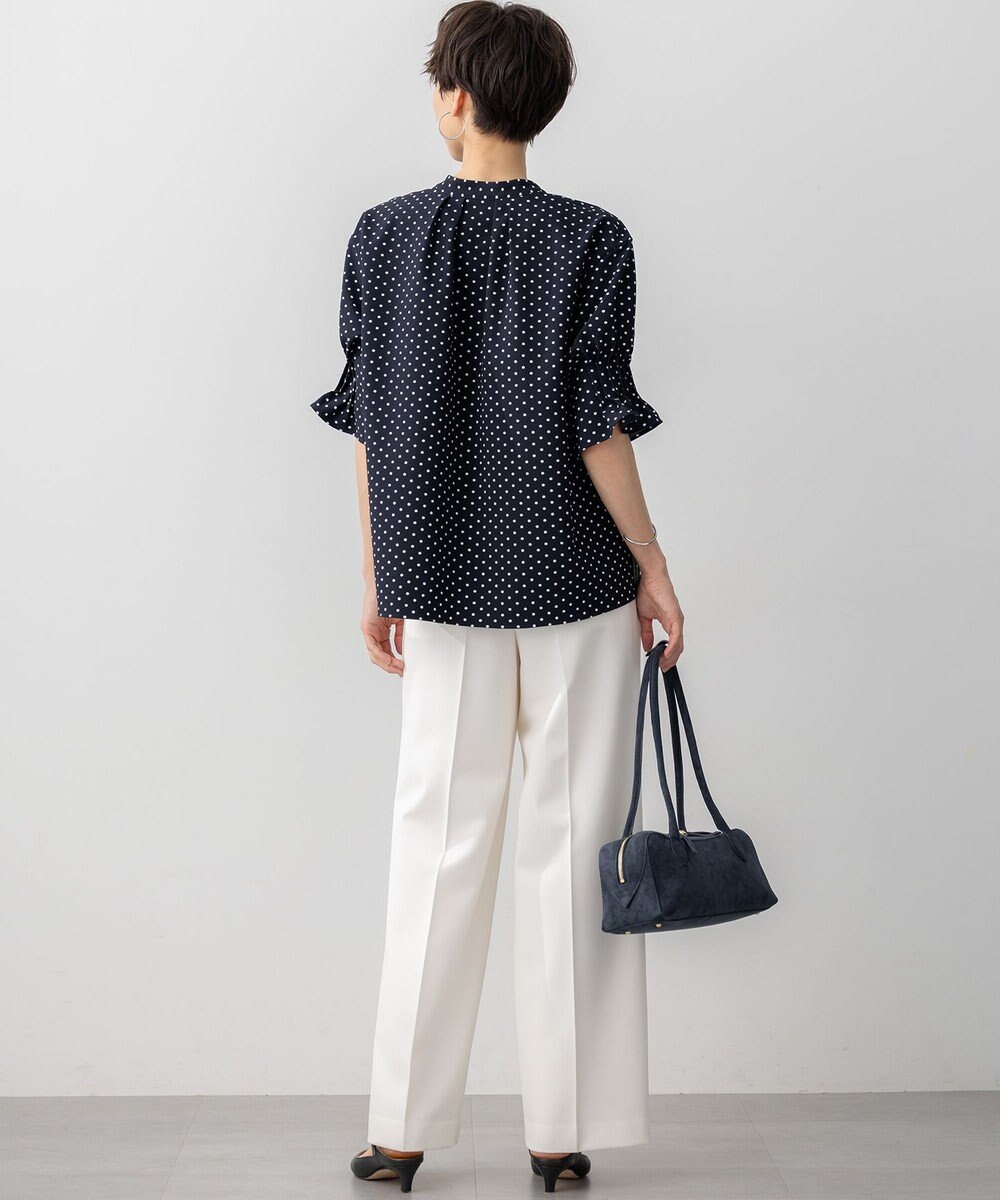 23区 【滝沢眞規子さん着用/VERY掲載】TRストレッチギャバ ワイド パンツ 