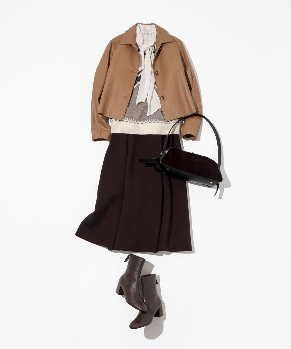 23区 S 【見上愛さん着用/洗える】シアービエラ ボウタイ ブラウス 