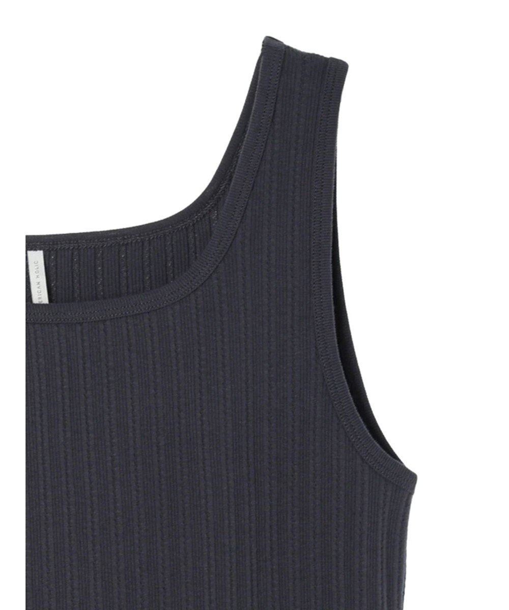 AMERICAN HOLIC 針抜きメッシュタンクトップ 