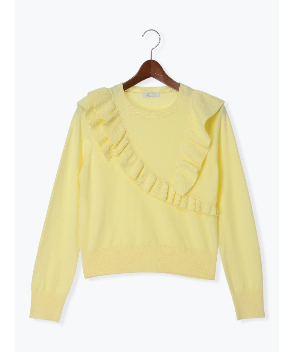 Te chichi 【Atelier Bonheur】イレギュラーフリルニットプルオーバー《2025winter catalog item》 