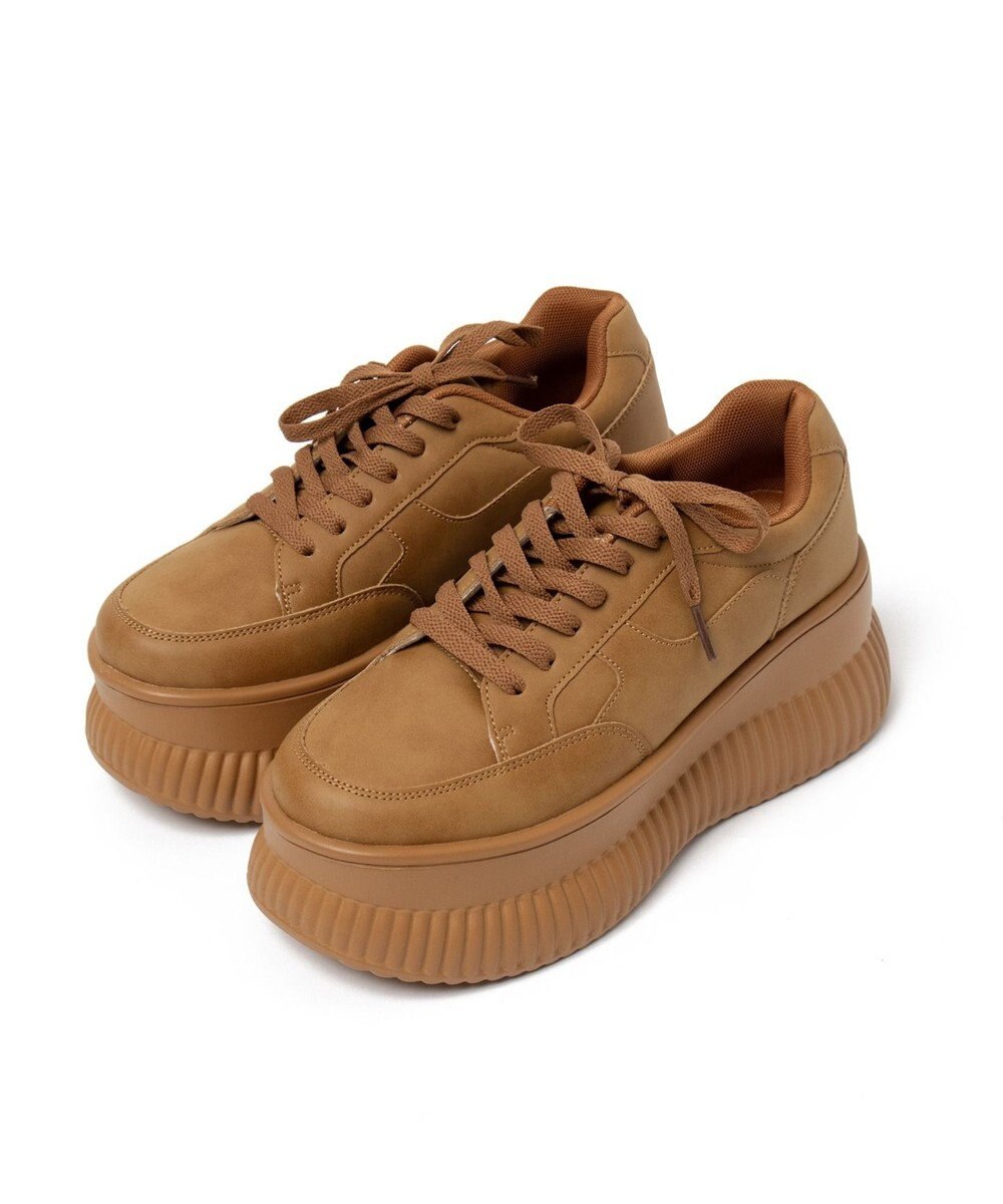 WEGO 厚底プラットフォームスニーカー 