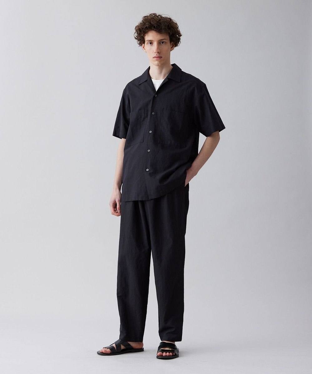 UNFILO MENS ライトリネン オープンカラーシャツ [23年春夏商品] 