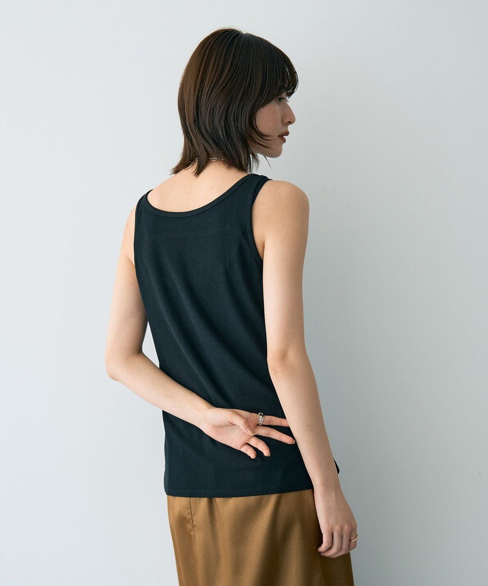 YECCA VECCA 2wayスクエアリブタンクトップ 