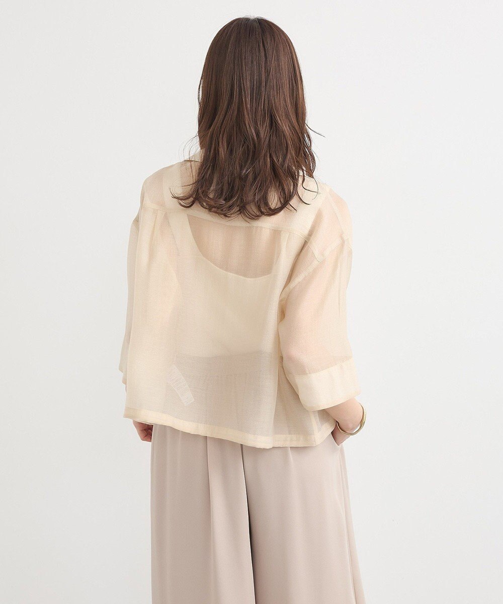 earth music&ecology シアーショートシャツ 