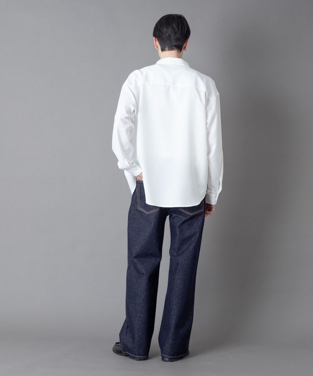 WEGO ワンポイントルーズシャツ（LS） 