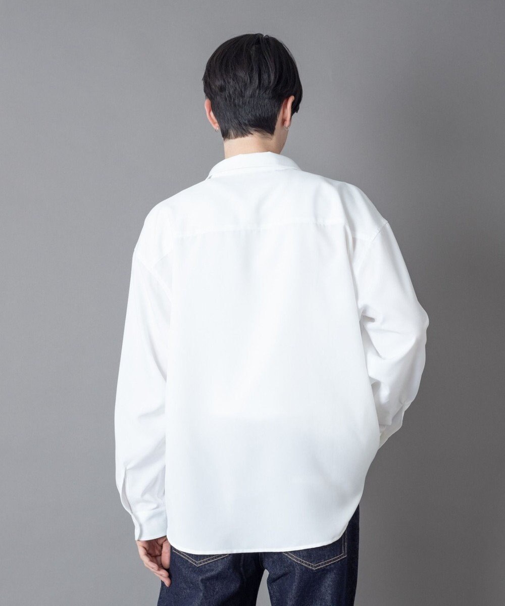 WEGO ワンポイントルーズシャツ（LS） 