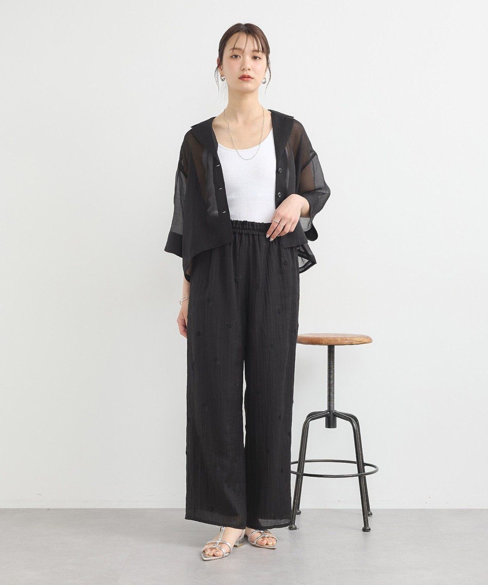 earth music&ecology シアーショートシャツ 