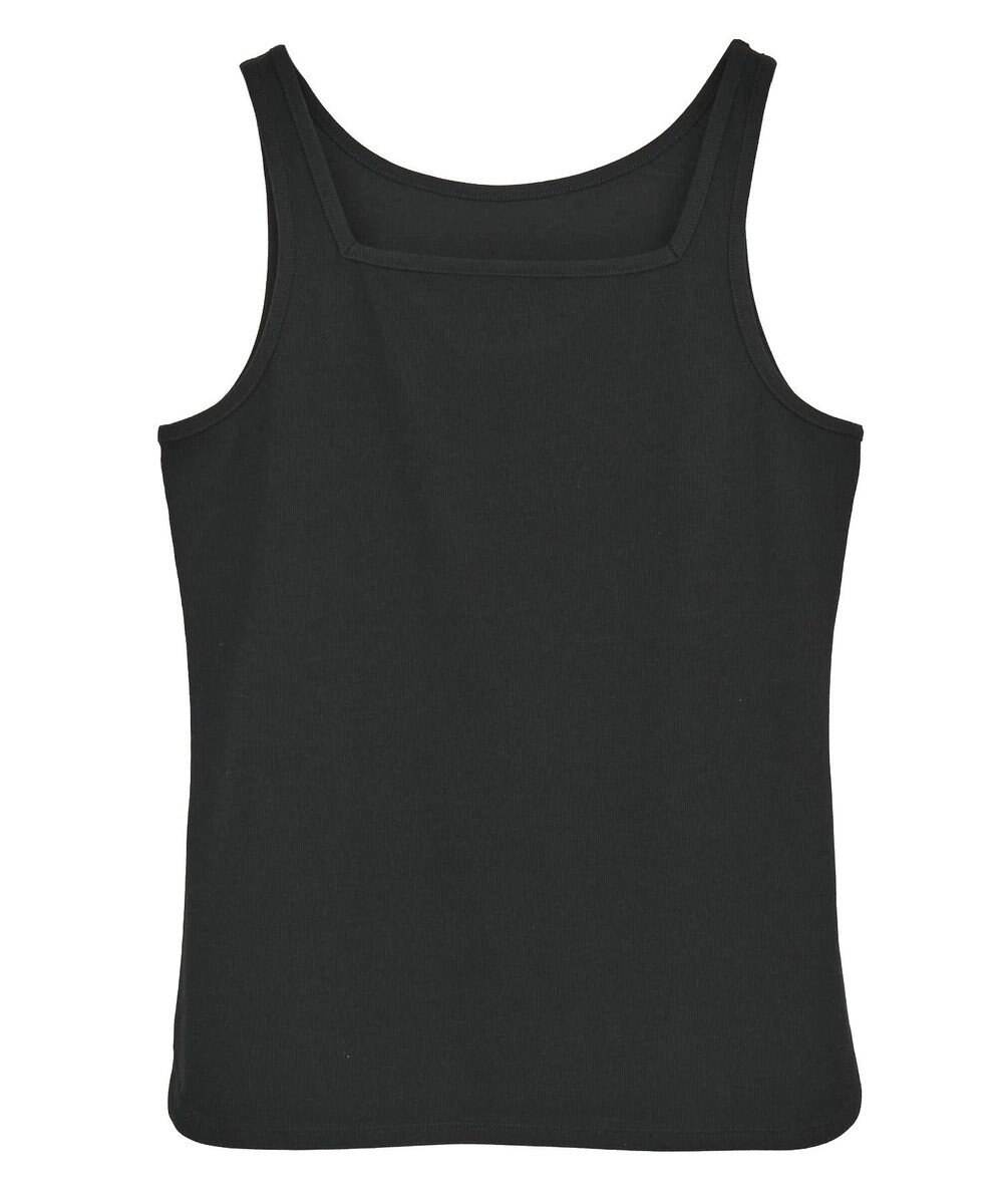 YECCA VECCA 2wayスクエアリブタンクトップ 