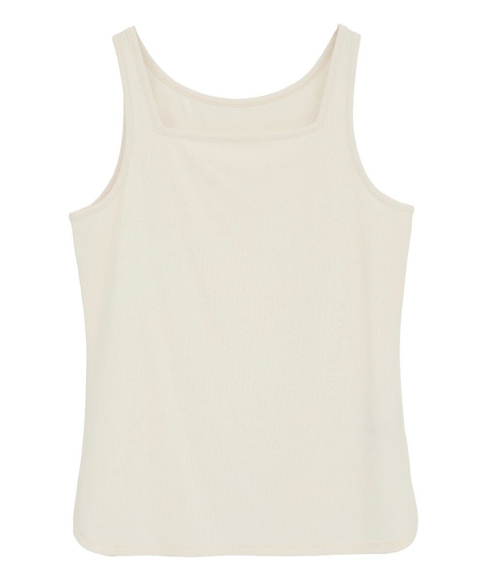 YECCA VECCA 2wayスクエアリブタンクトップ 