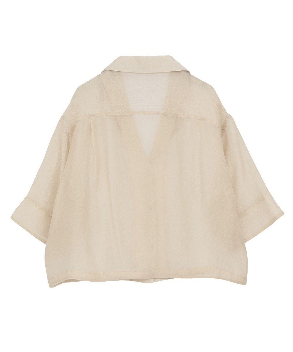 earth music&ecology シアーショートシャツ 