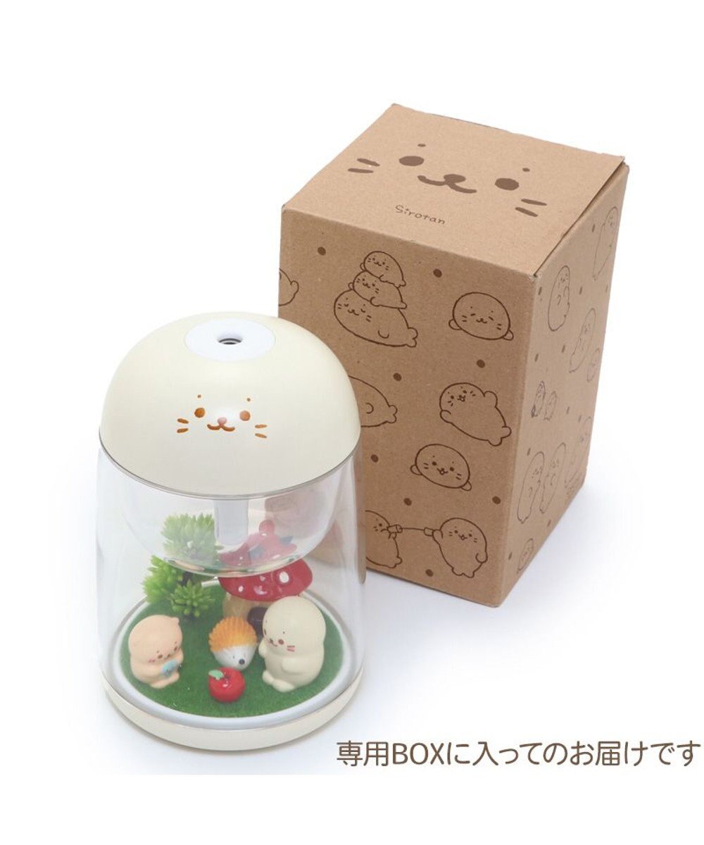 Mother garden しろたん 加湿器 卓上 USB しろたん＆らっこいぬ お友達 卓上加湿器 