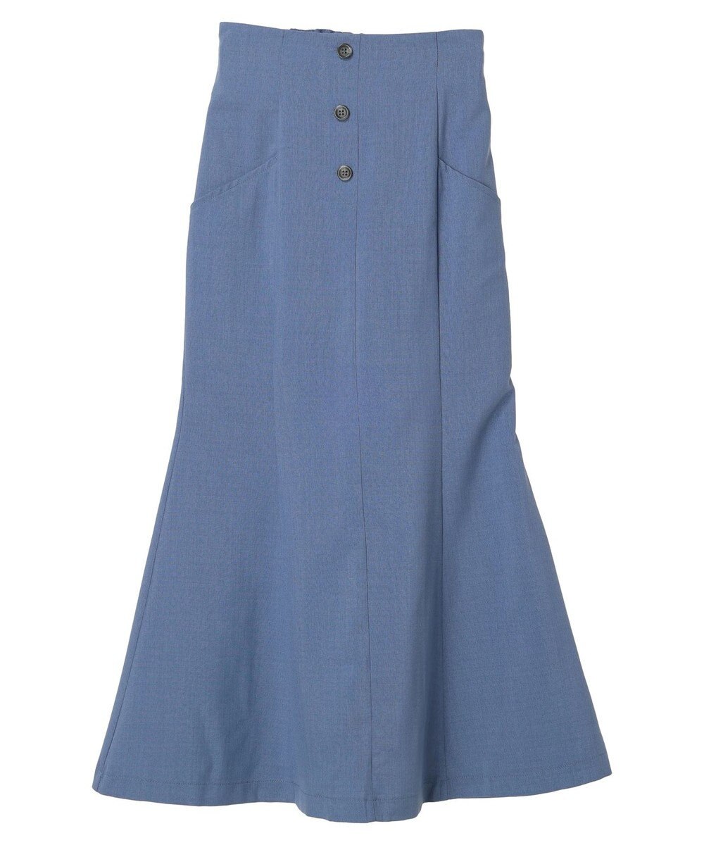 earth music&ecology フロントボタンマーメイドスカート 