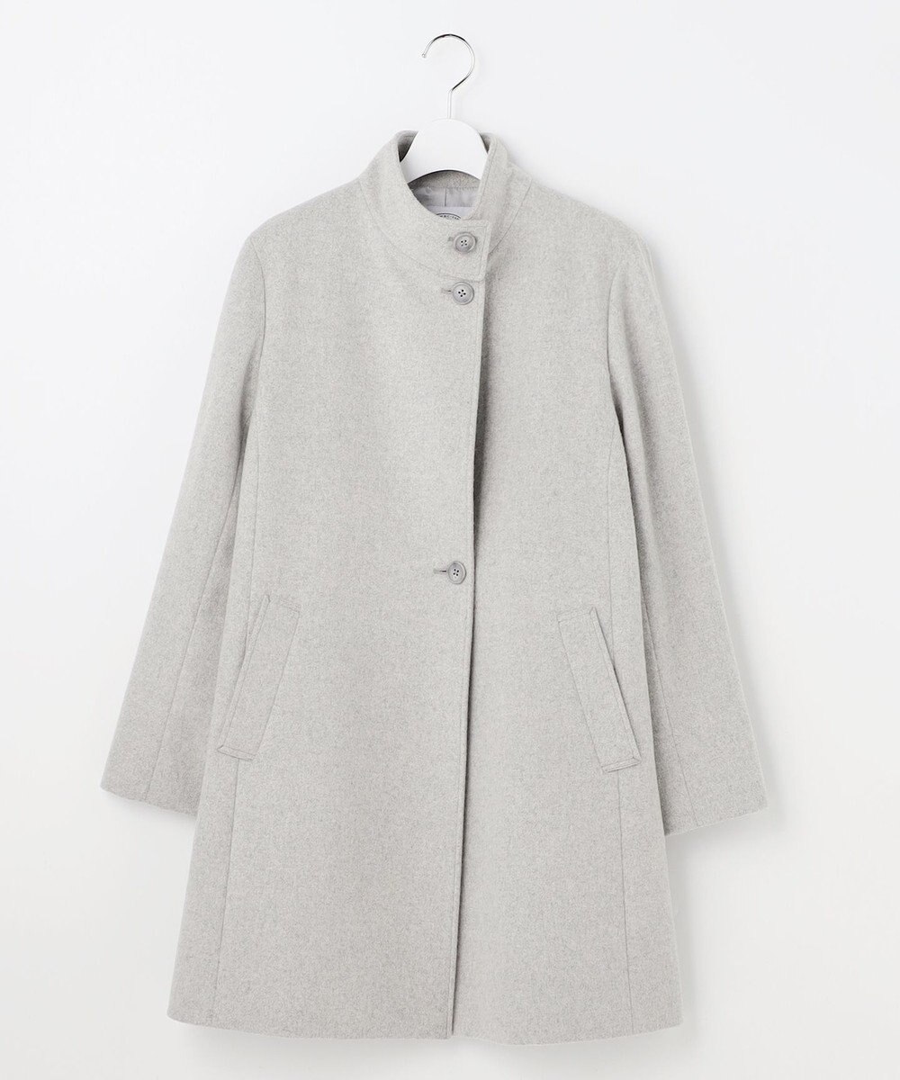 J.PRESS LADIES ショートビーバー スタンドカラー コート 