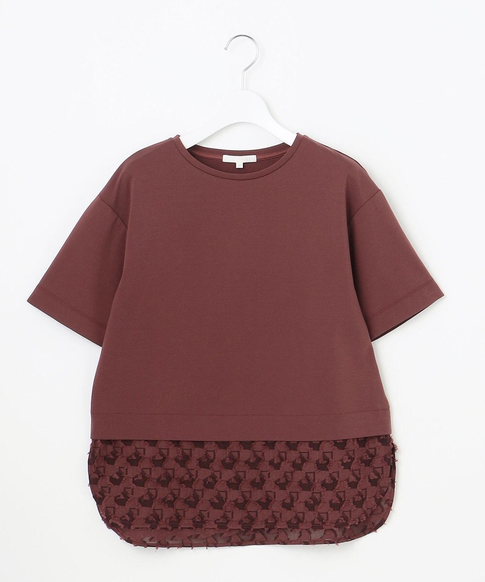 自由区 【カタログ掲載】ジャカードコンビジャージー カットソー 