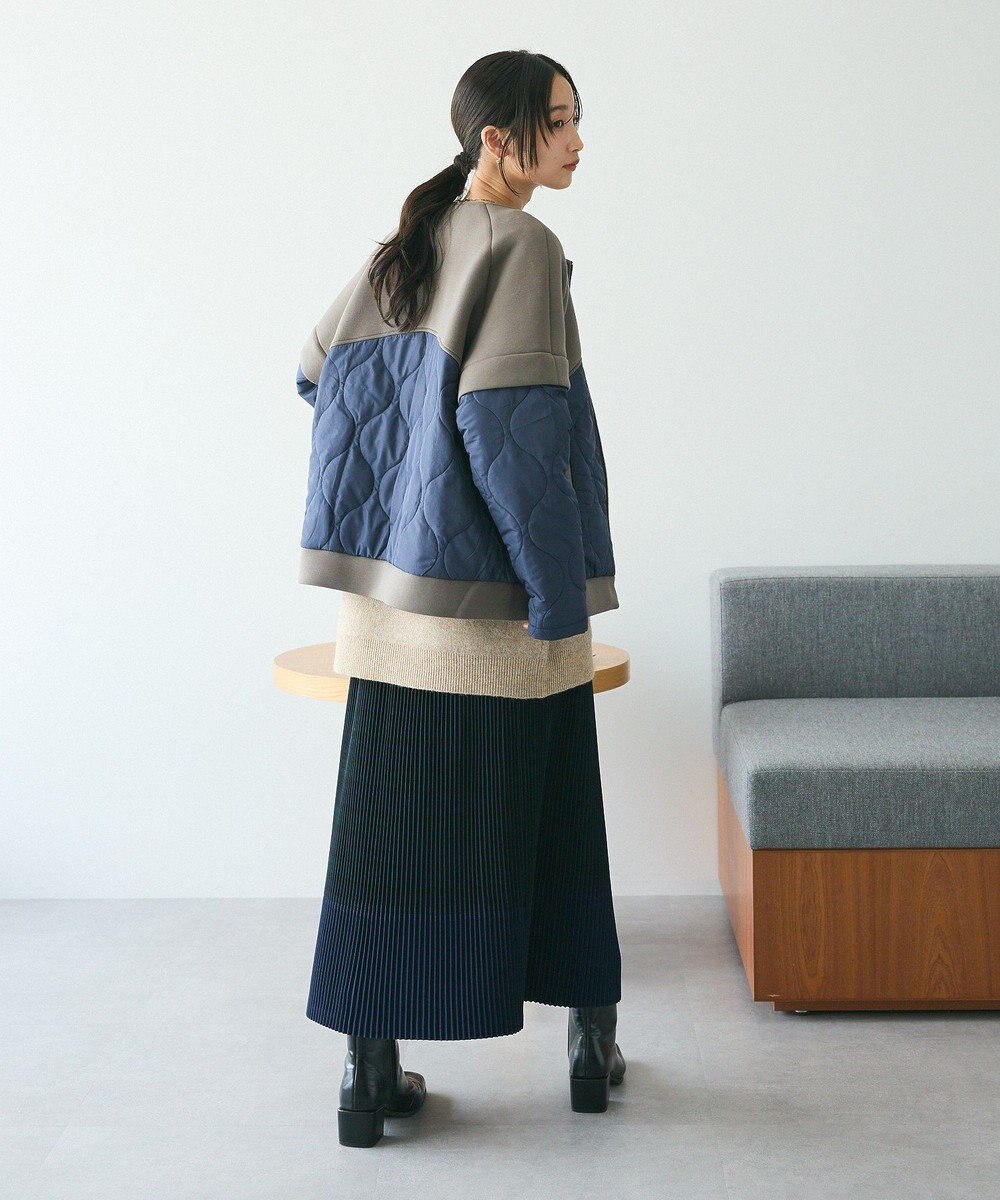 CRAFT STANDARD BOUTIQUE 配色チェックプリーツスカート 