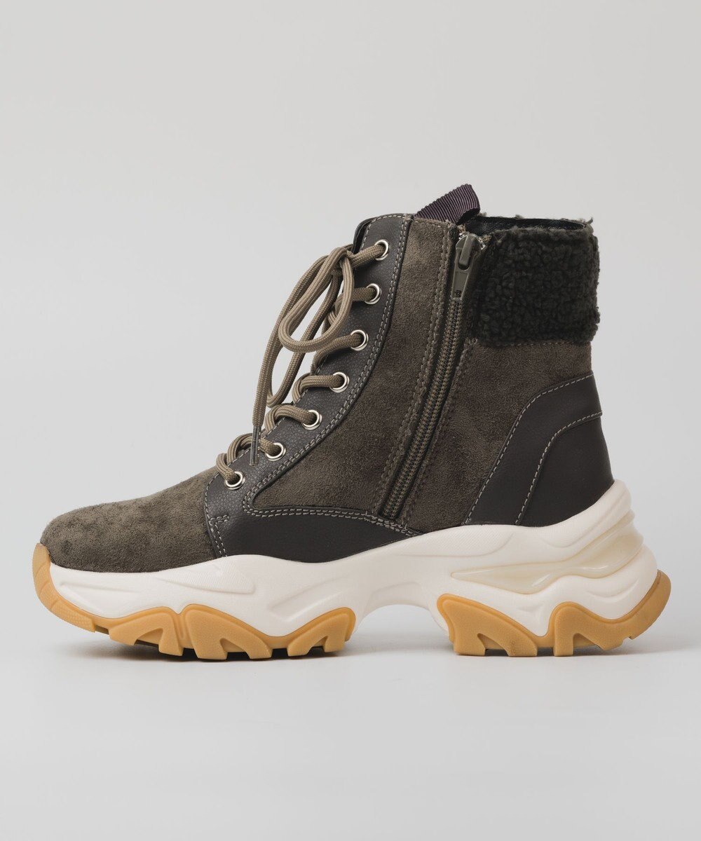 BONTRE 【PRECIEUX JOUET/プレシュウジュエ】ボリュームソールボアハイカットスニーカー 