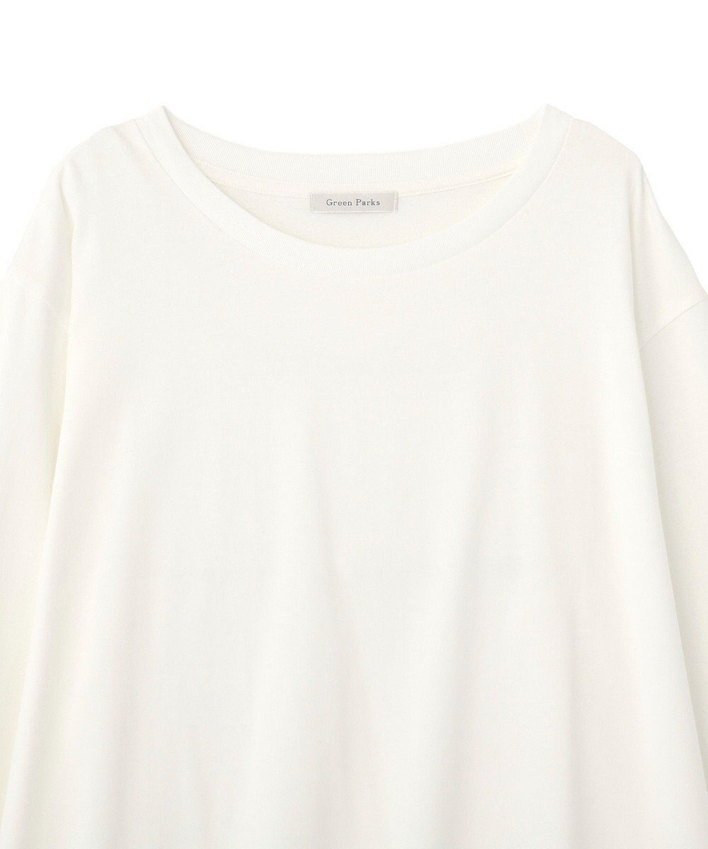 Green Parks ホワイトインナーストレートプルオーバー 
