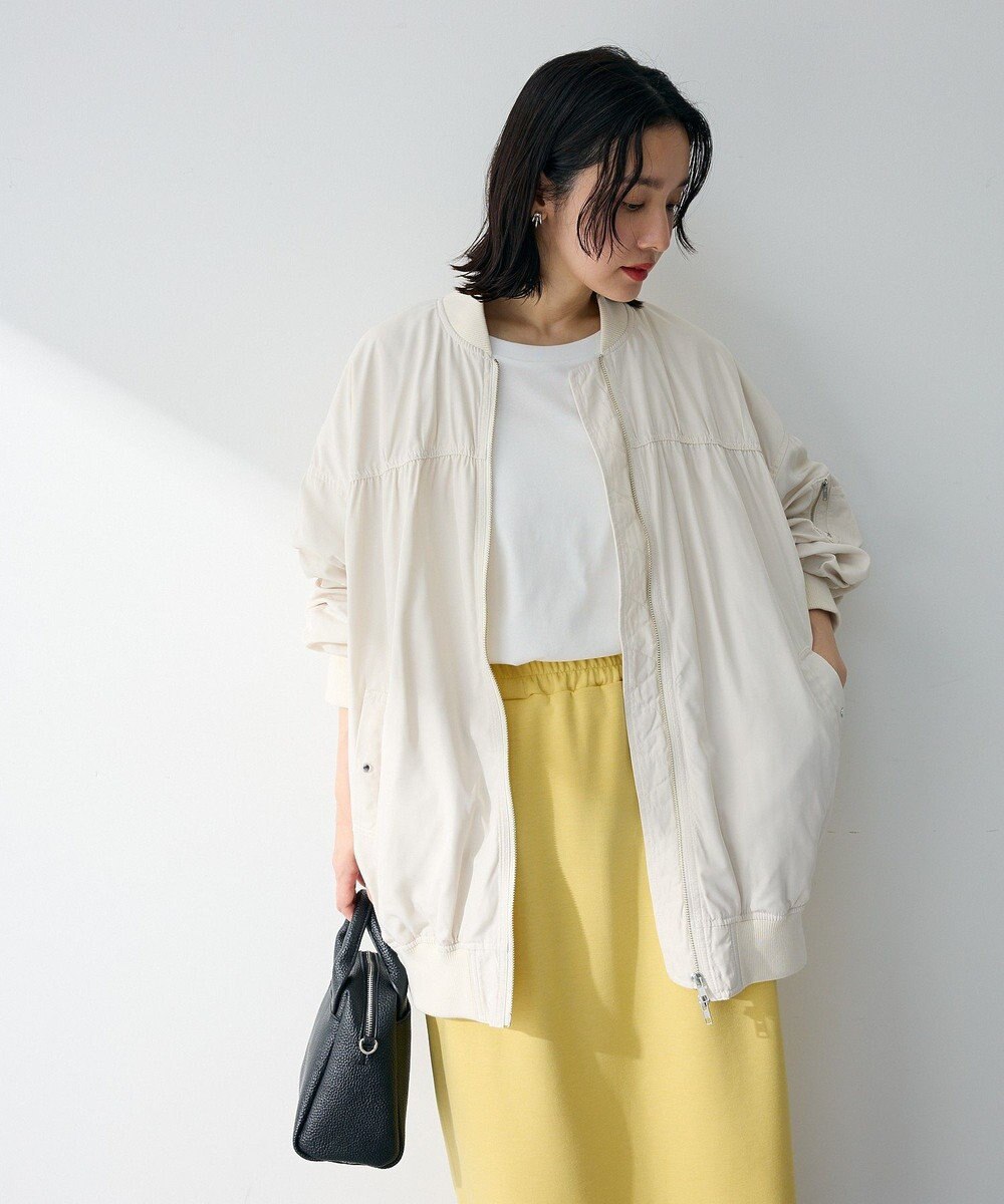 Green Parks ホワイトインナーストレートプルオーバー 