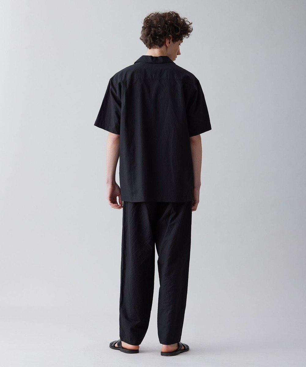 UNFILO MENS ライトリネン オープンカラーシャツ [23年春夏商品] 