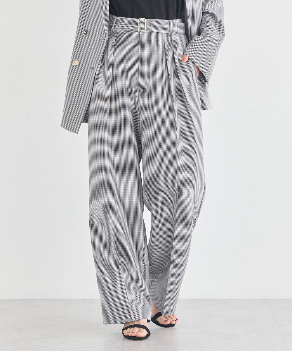 earth music&ecology 【予約】アソートツータックベルトパンツ 