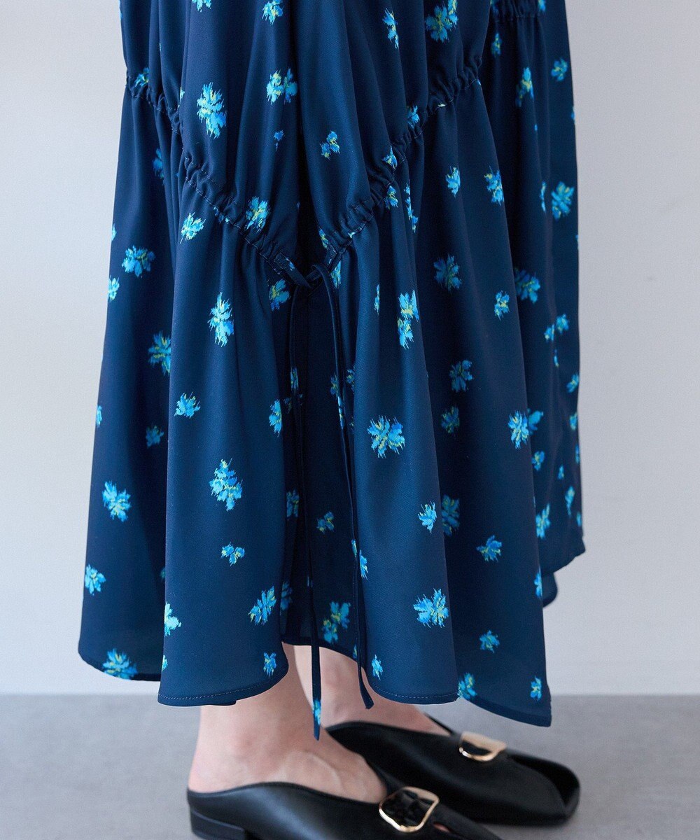 CRAFT STANDARD BOUTIQUE ボタニカルプリントデザインスカート 