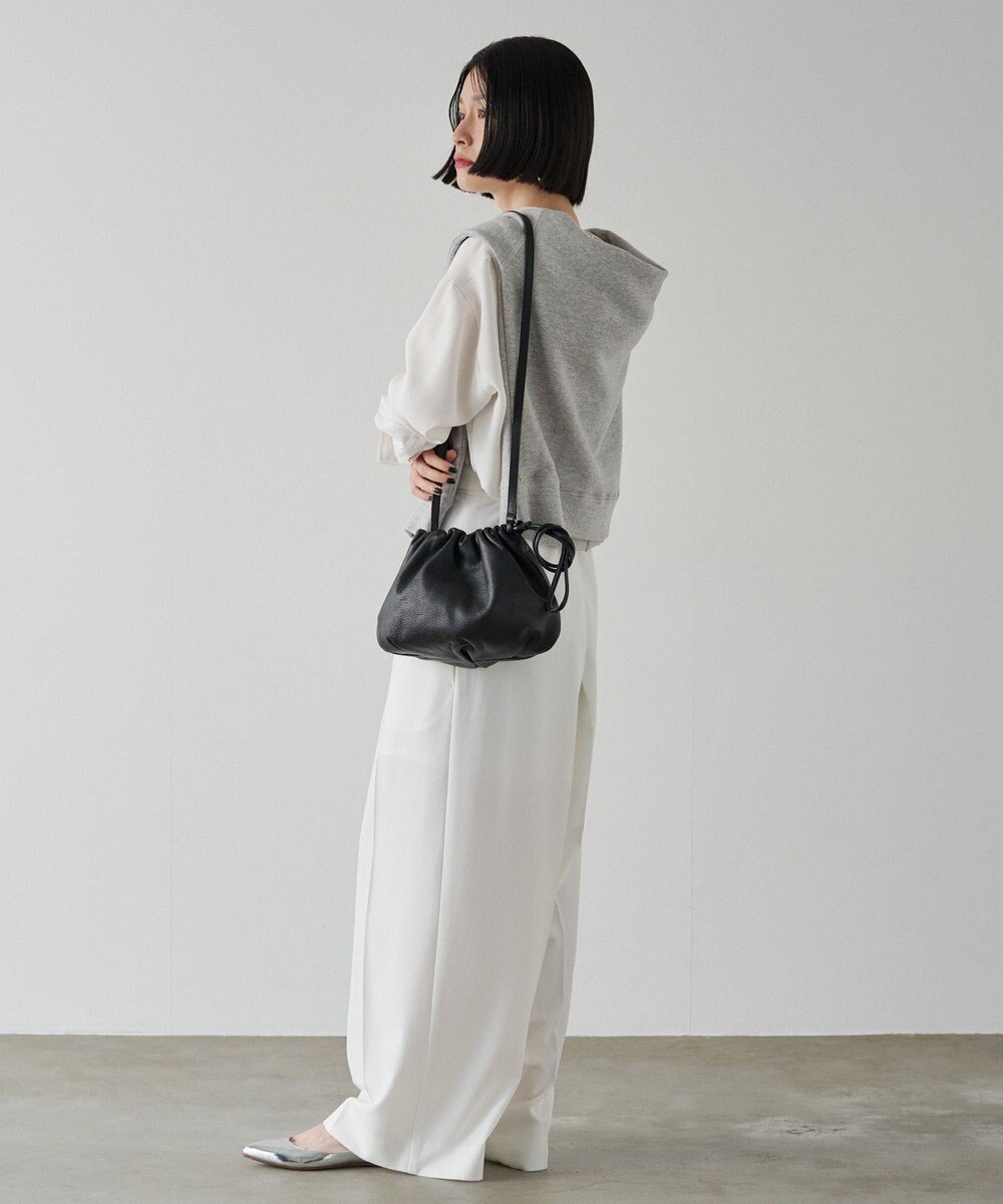 russet レザー巾着4WAYショルダーバッグ(CE-1454) 