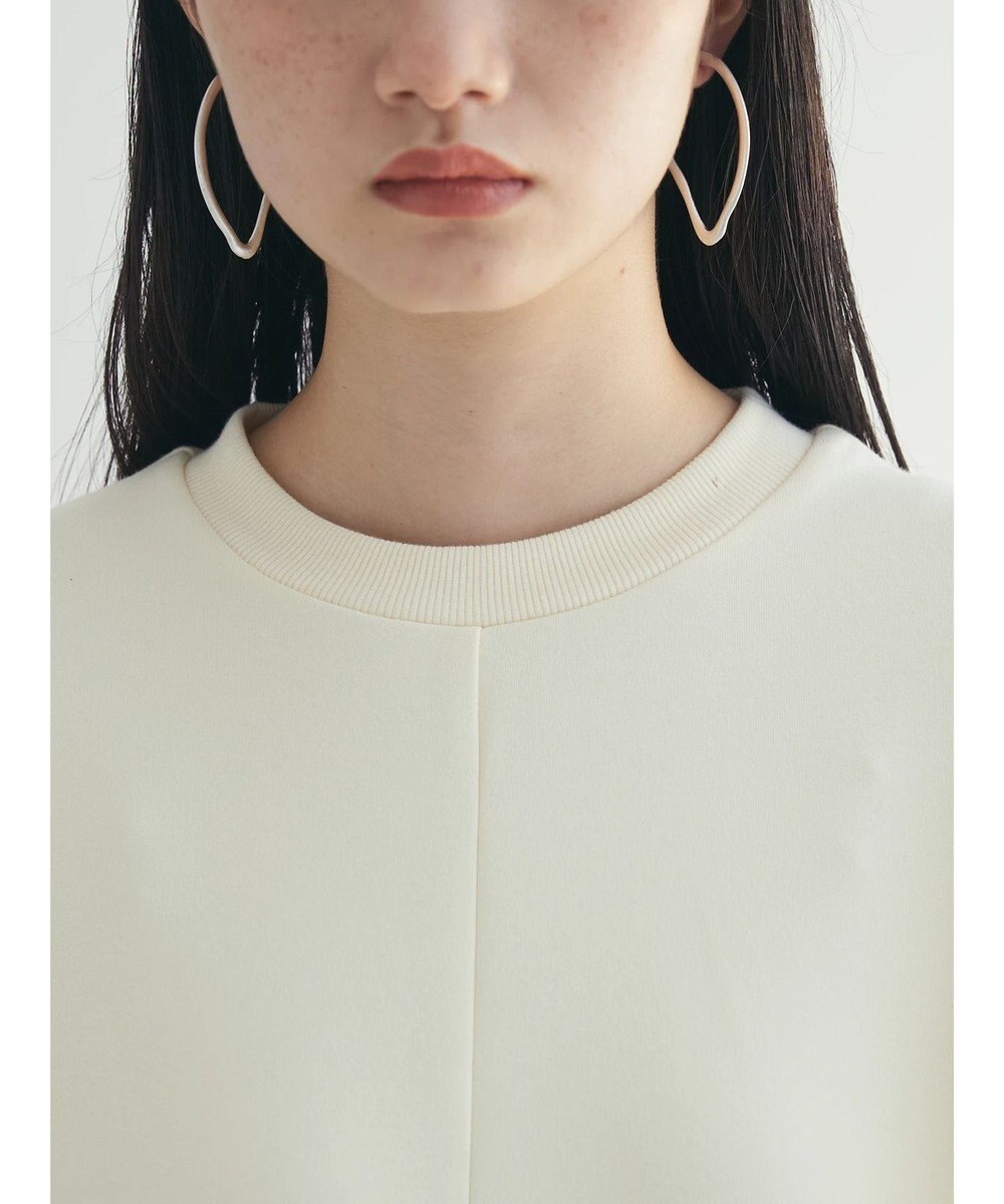 Green Parks armonia. リブ使いコクーンポンチワンピース 