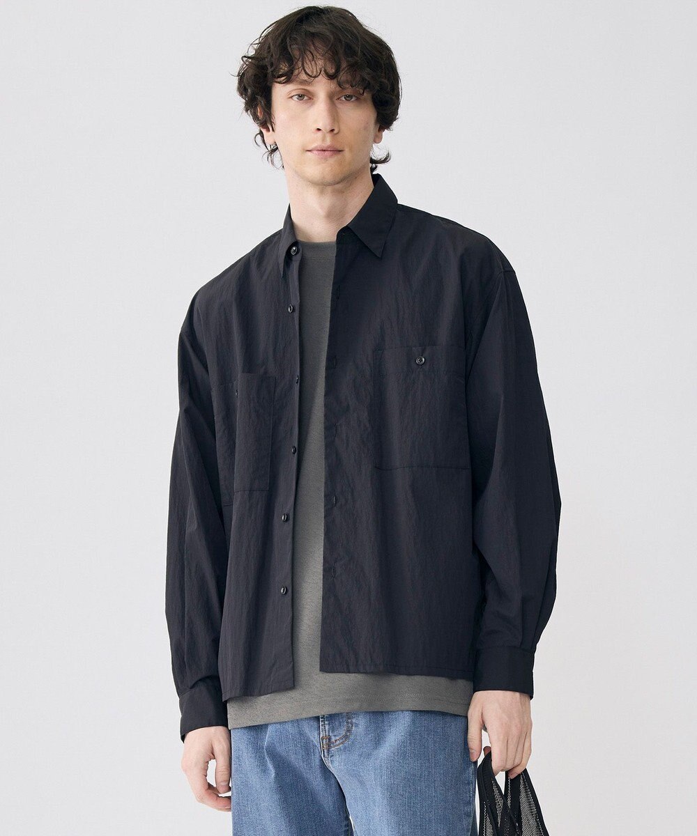 UNFILO MENS 耐久撥水 ライトシャツ 