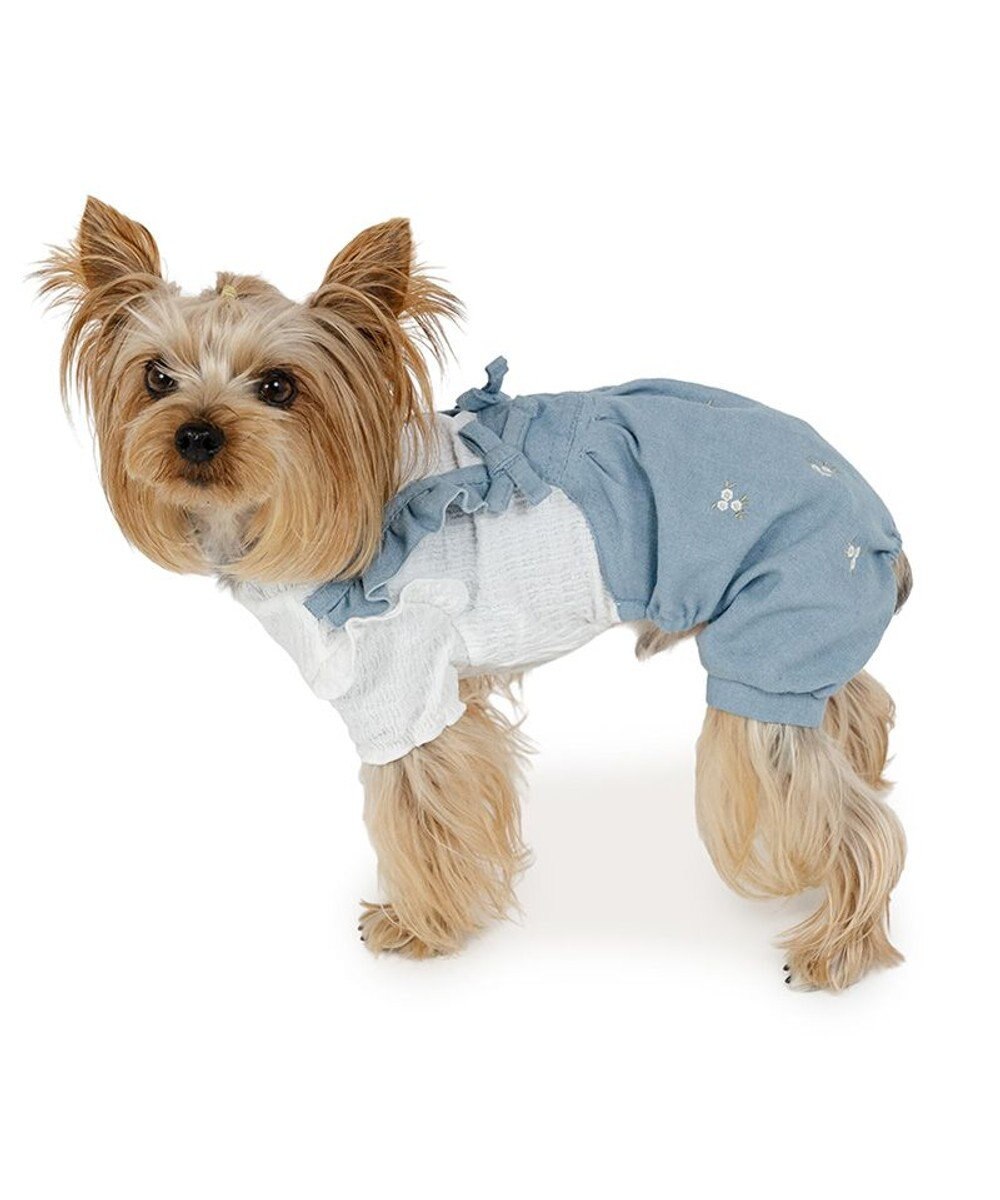 PET PARADISE ペットパラダイス 刺繍 パンツつなぎ 小型犬 