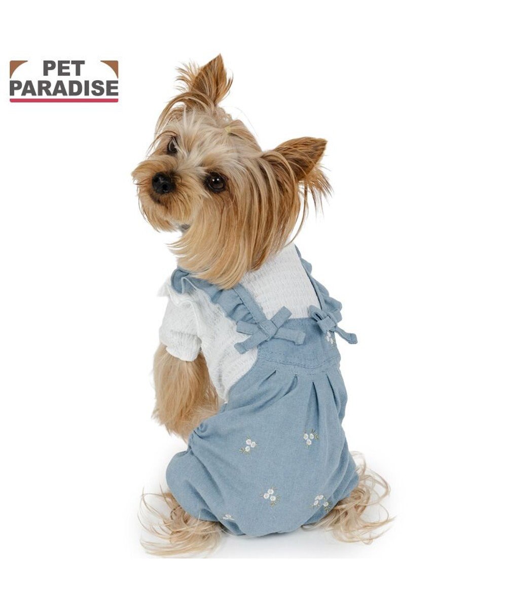 PET PARADISE ペットパラダイス 刺繍 パンツつなぎ 小型犬 