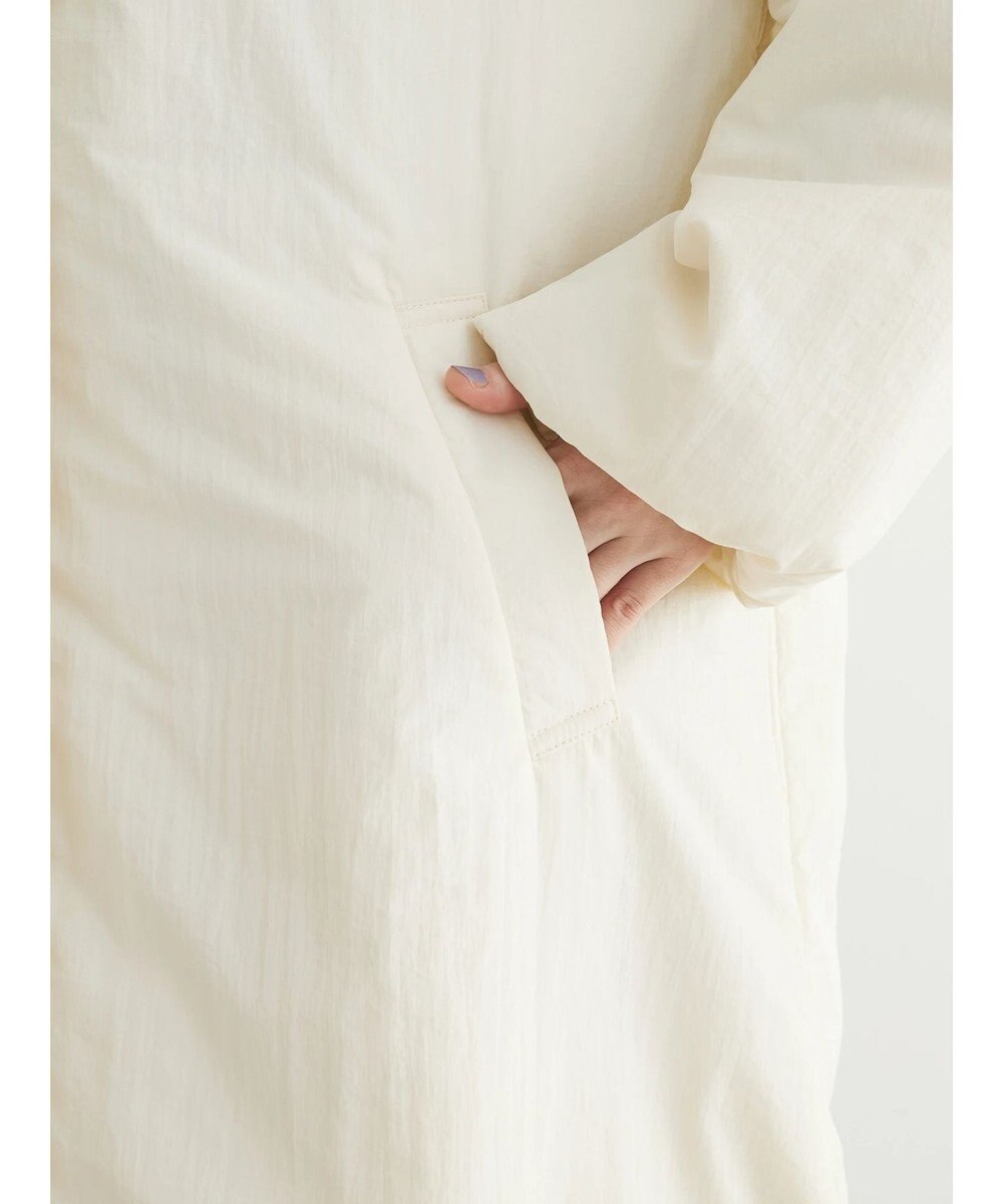 Green Parks 中わたスタンドカラーミドル丈ブルゾン 