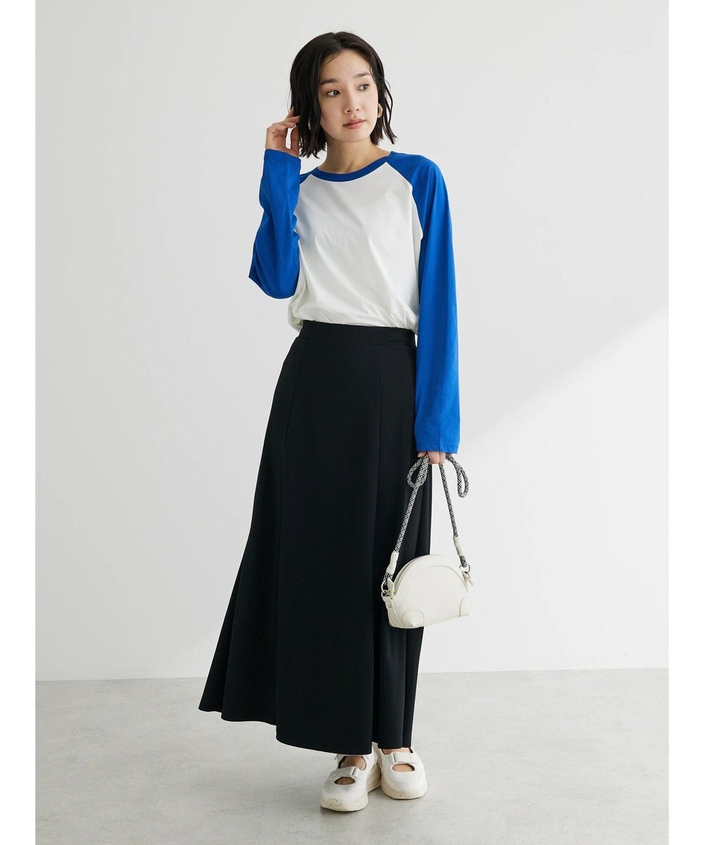 Green Parks シアーラグラン配色プルオーバー 