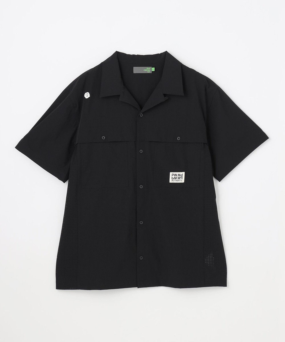 PW CIRCULUS 【MEN】ダブルポケットサファリシャツ ゴルフ 