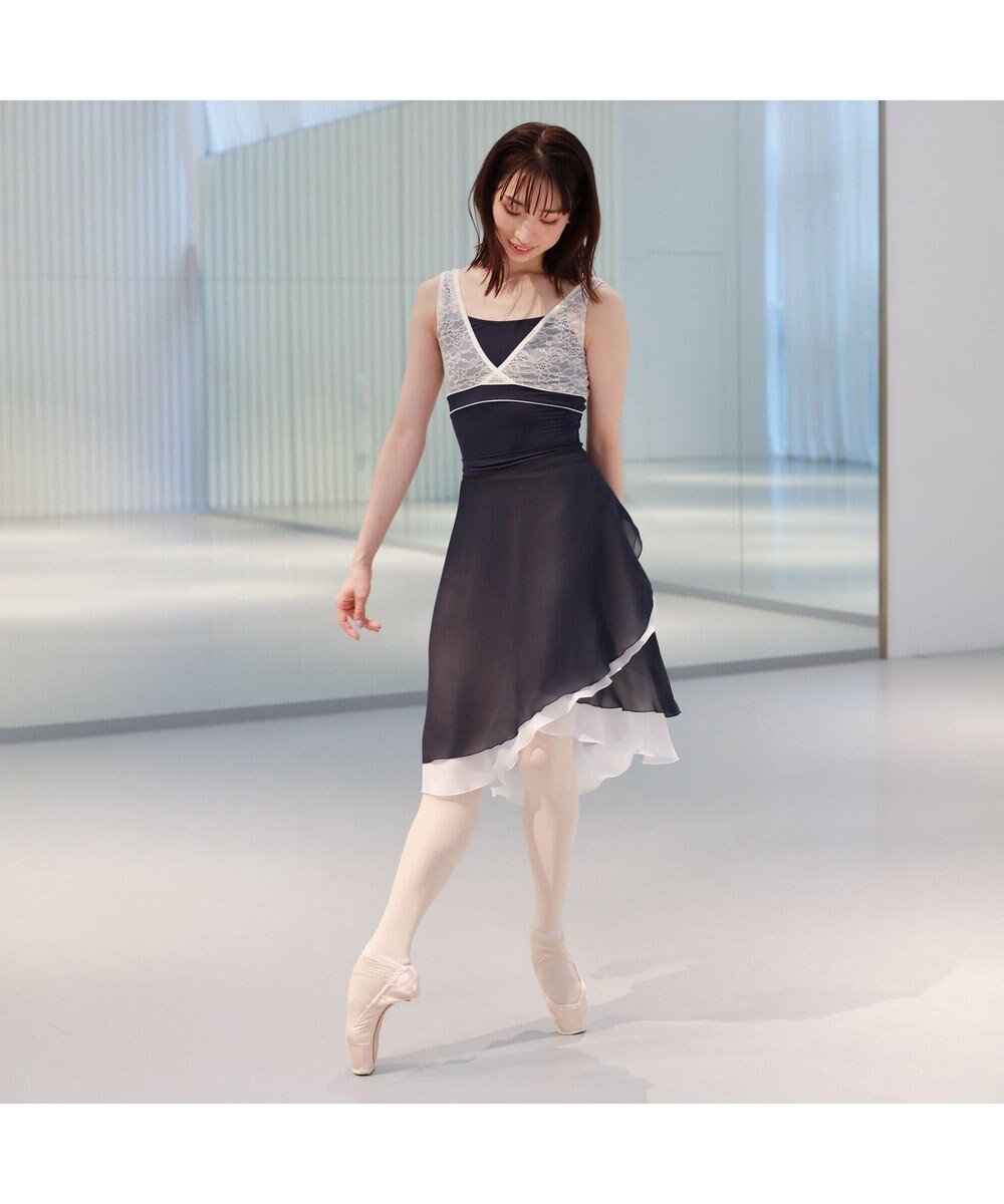 Chacott 【AKANE TAKADA】ノースリーブレオタード 