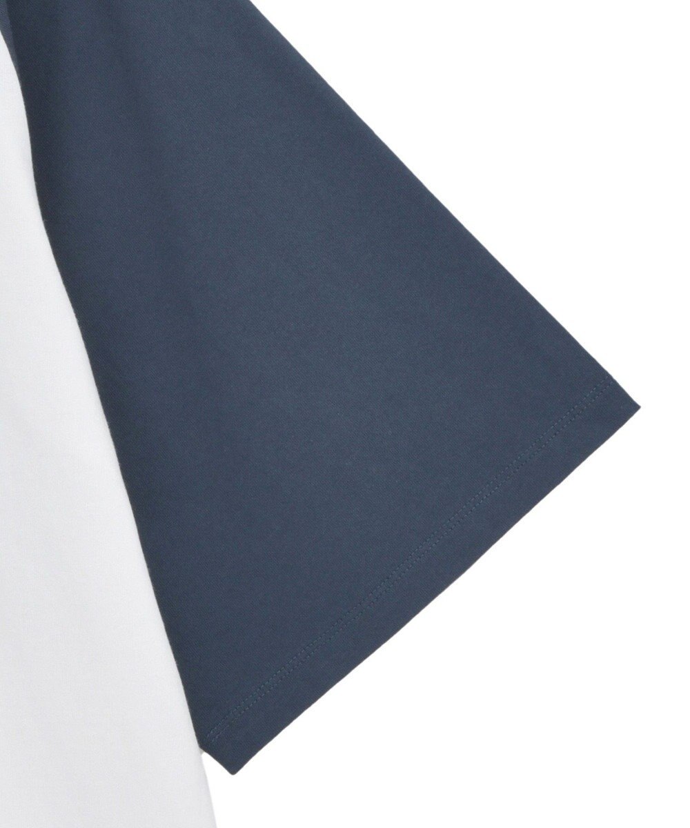 AMERICAN HOLIC ラグラン配色7分袖プルオーバー 