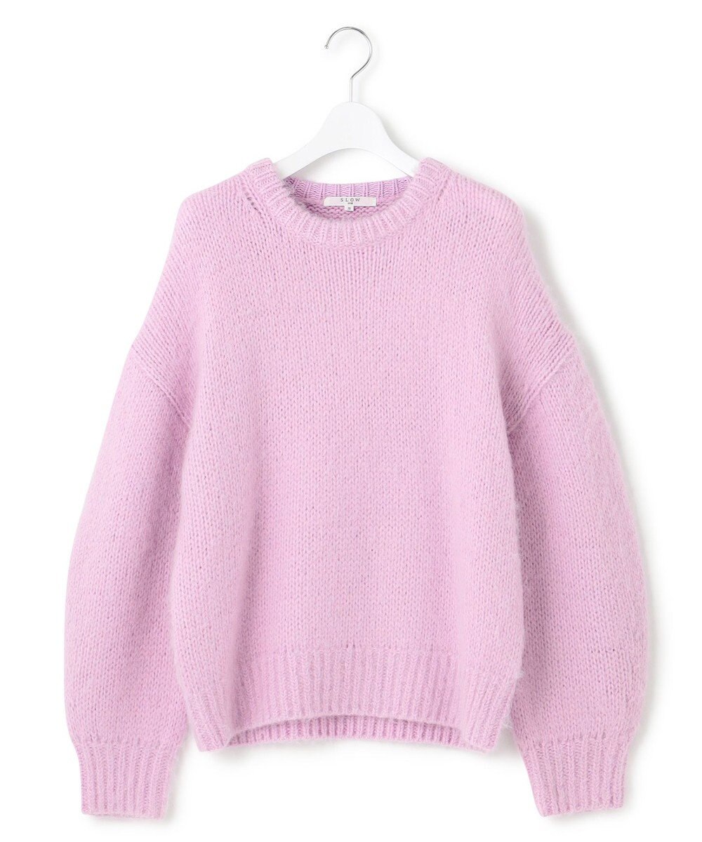 23区 L 【SLOW/一部店舗限定】チャンキーモヘヤ ニット 