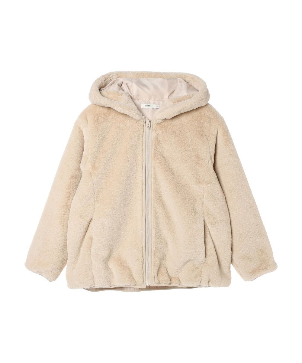 earth music&ecology マルチウェイマウンテンパーカー（ファー） 