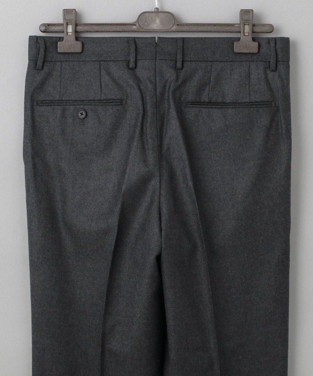 GOTAIRIKU 【保温性/ストレッチ/シワになりにくい】サキソニーストレッチパンツ（１タック） 