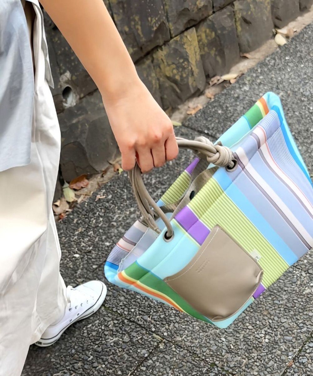 ROOTOTE 1084【手洗い可能】SC.デリ.ストライプ.ウエッファ-B 