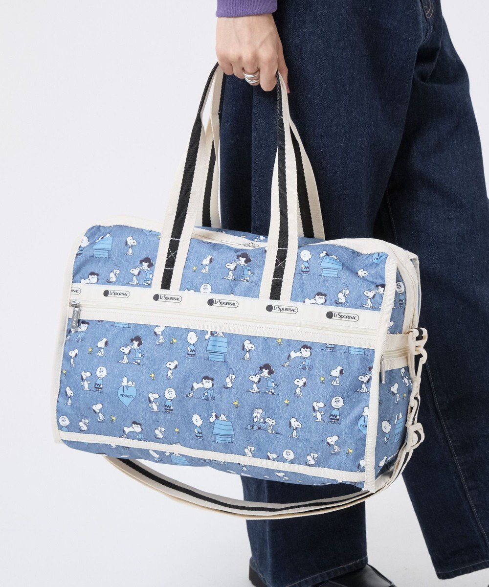 LeSportsac DELUXE MED WEEKENDER/ピーナッツハッピーパルズ 