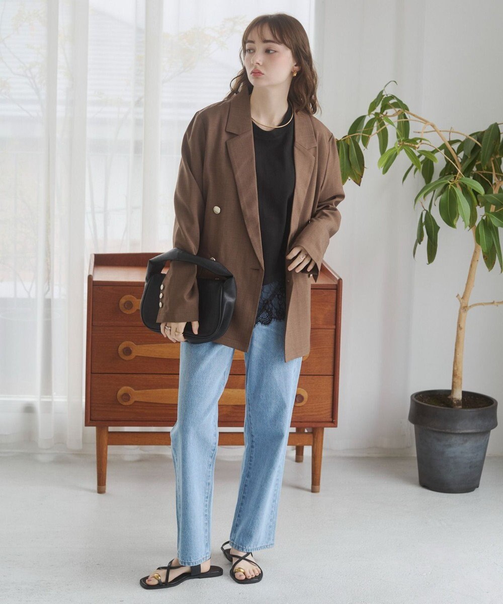 WEGO 【ANGIE VINTAGE】リネンライクジャケット 