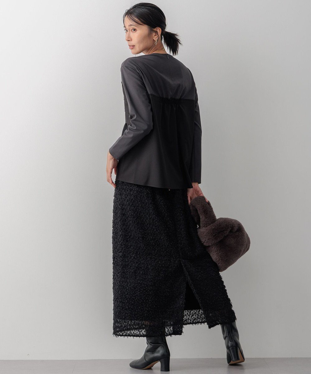 23区 【洗える】ウールライクビスチェコンビ デザイン カットソー 