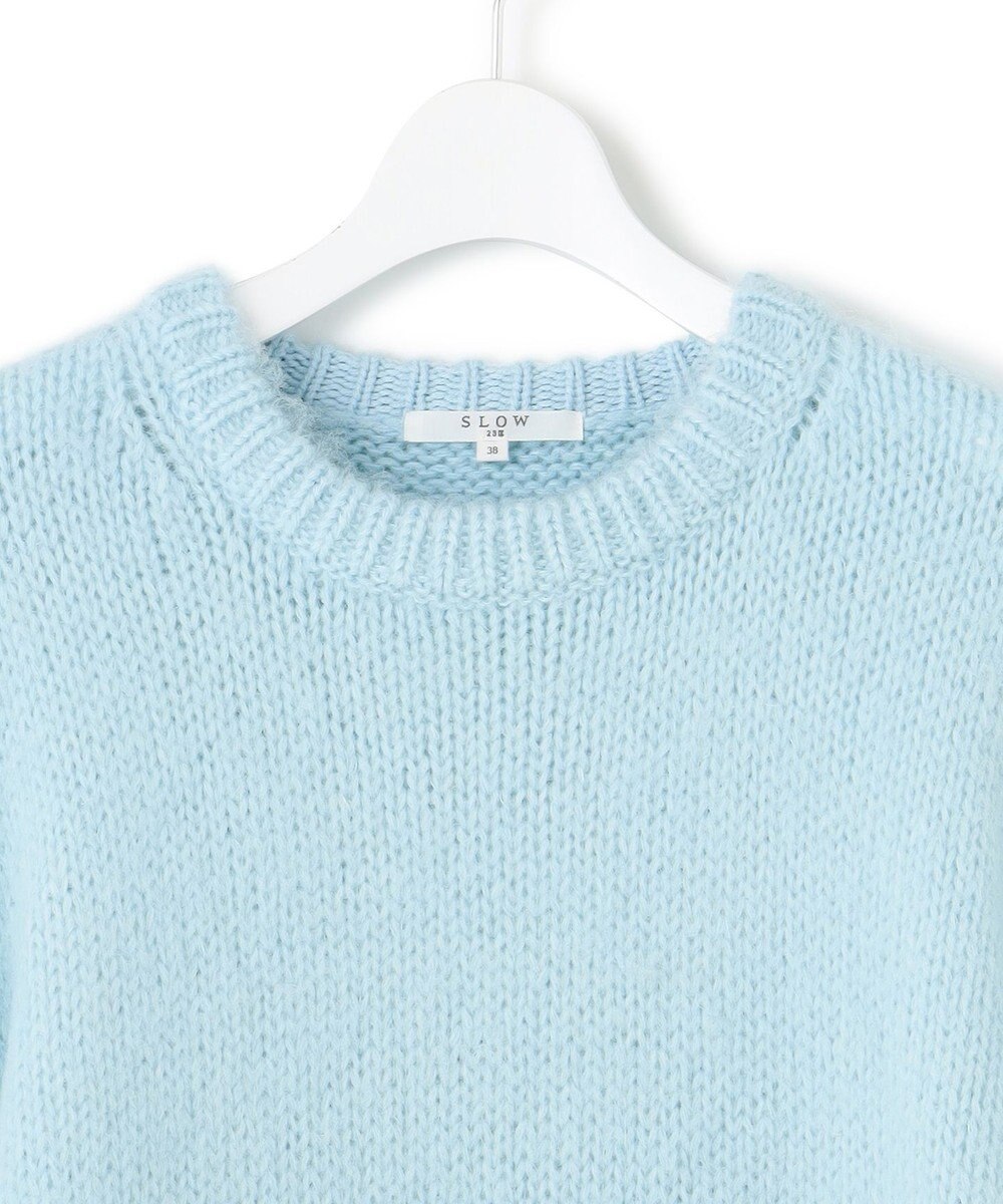 23区 【SLOW/一部店舗限定】チャンキーモヘヤ ニット 