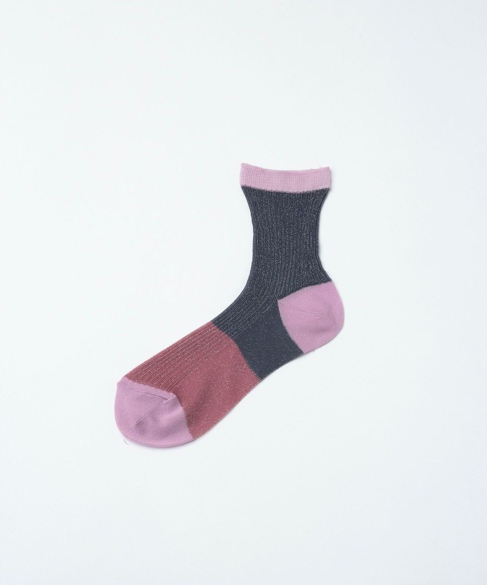 TRICOTE SHEER RIB SOCKS / シアーリブソックス 94L.GRAY