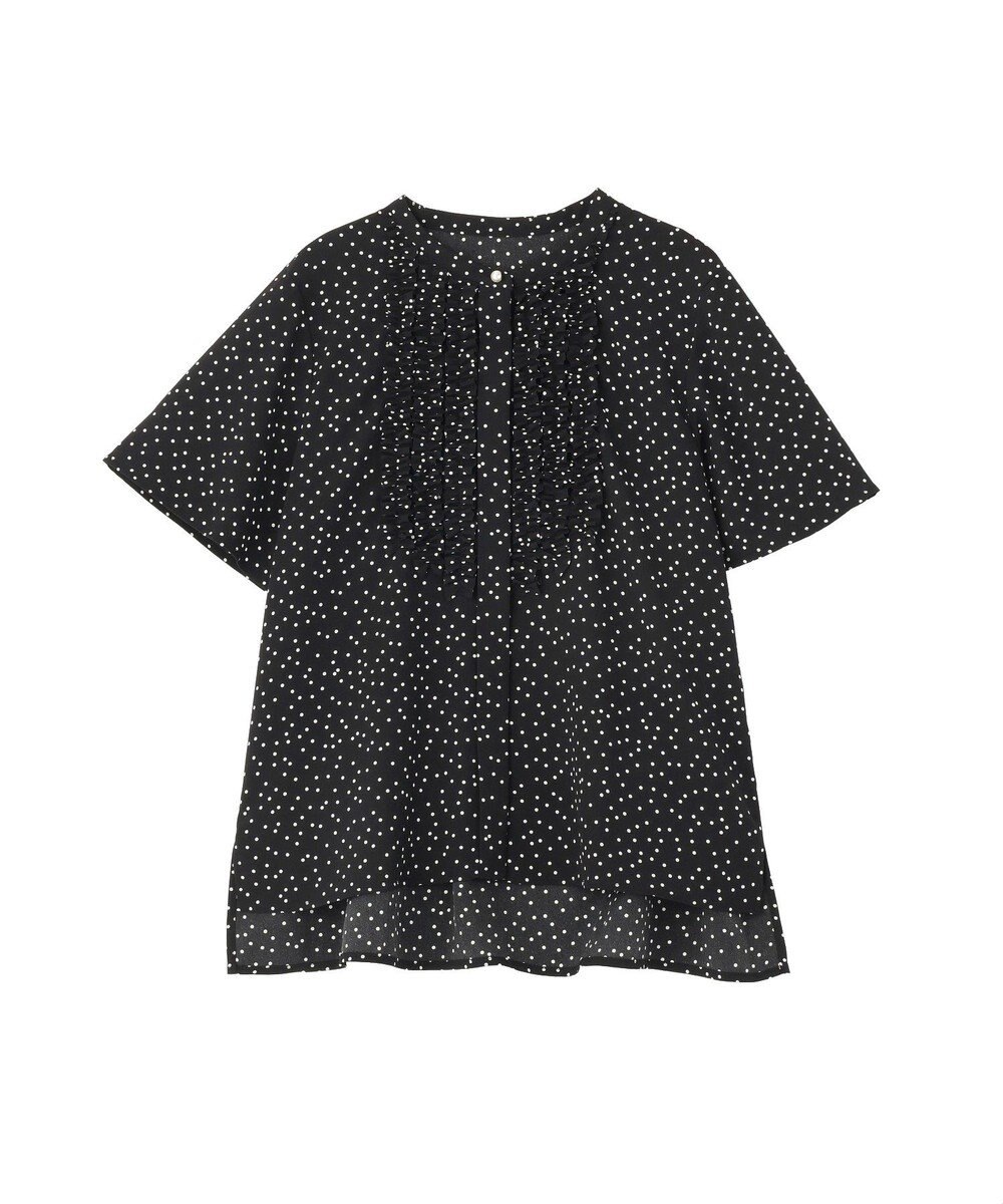 YECCA VECCA フリルデザインブラウス 