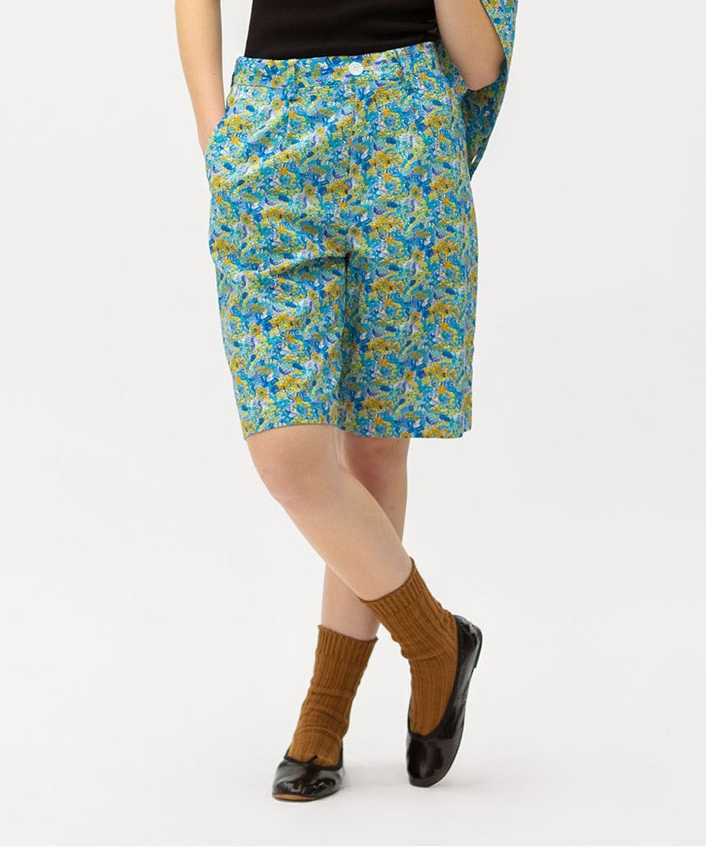 LENO LIBERTY PRINT SHORTS / リバティプリントショーツ 
