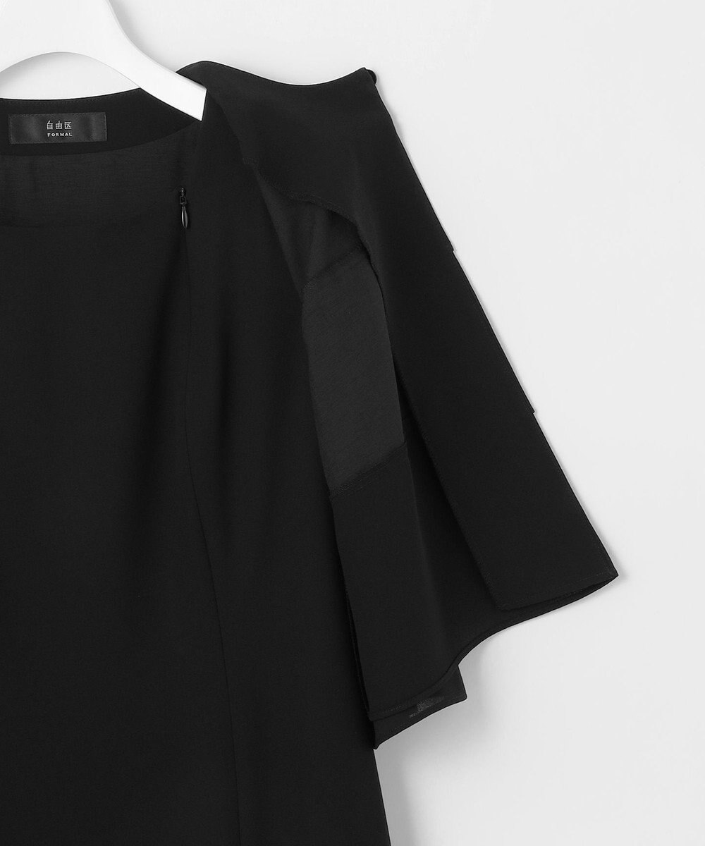 自由区 FORMAL 【人気NO.1 / 洗える】ボレロ風ワンピース 
